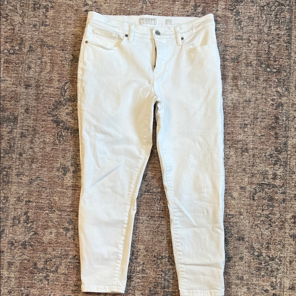 Lucky Brand White Denim Jeans